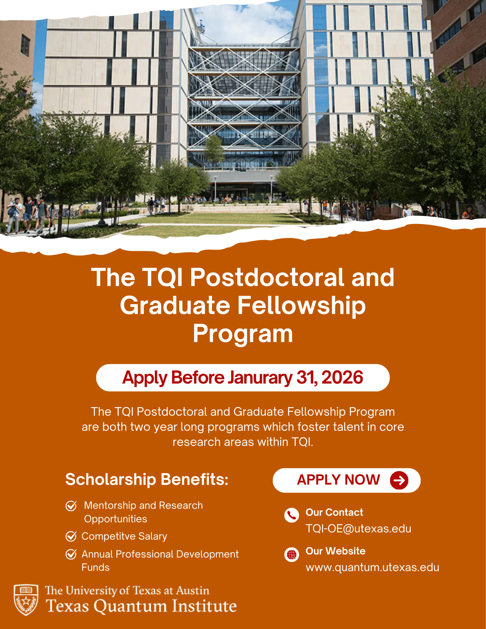 Flyer to Advertise TQI Program